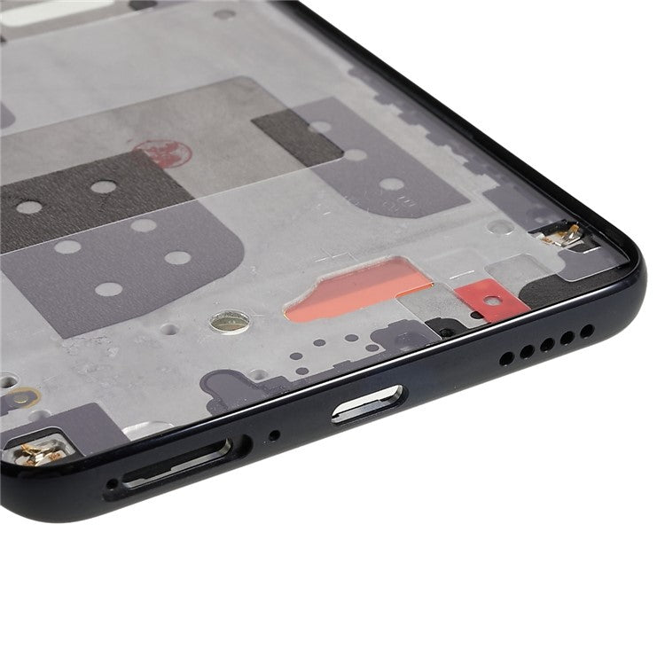 For Honor X9 4G / X9 5G / X30 5G OEM Front Housing Frame Repair Part (without Logo) - Black