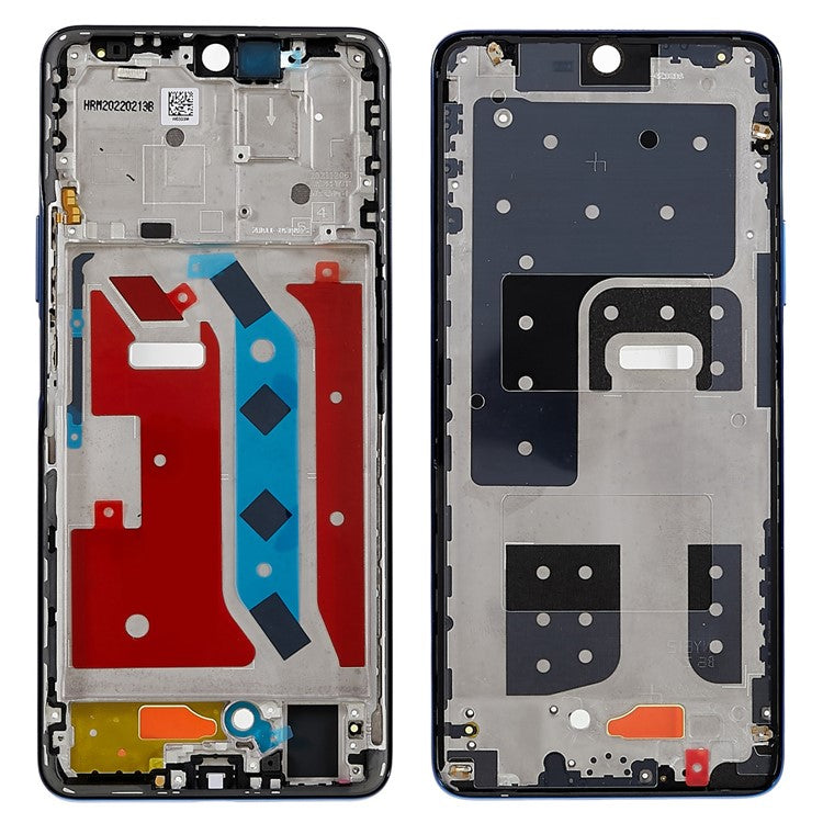 For Honor X9 4G / X9 5G / X30 5G OEM Front Housing Frame Repair Part (without Logo) - Blue