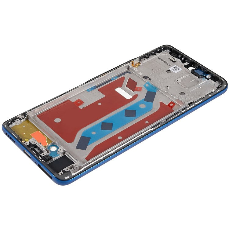 For Honor X9 4G / X9 5G / X30 5G OEM Front Housing Frame Repair Part (without Logo) - Blue