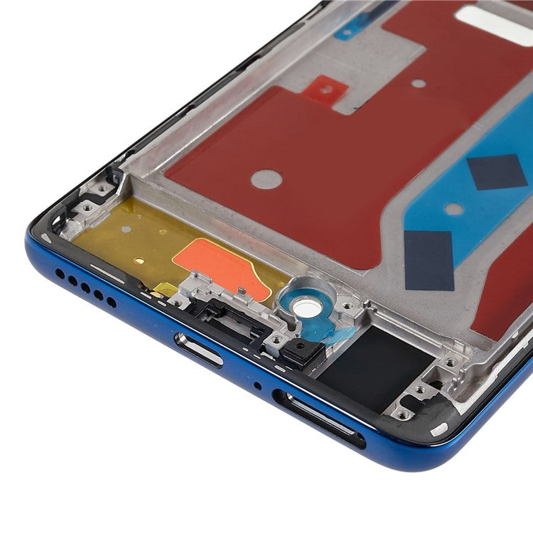 For Honor X9 4G / X9 5G / X30 5G OEM Front Housing Frame Repair Part (without Logo) - Blue