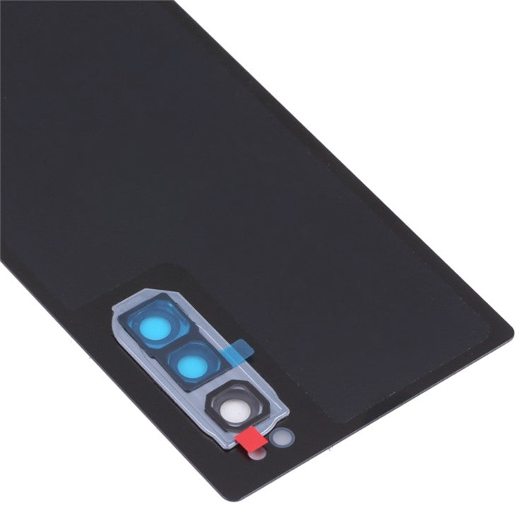 For Sony Xperia 5 OEM Battery Housing Cover Repair Part + Camera Lens Cover - Blue