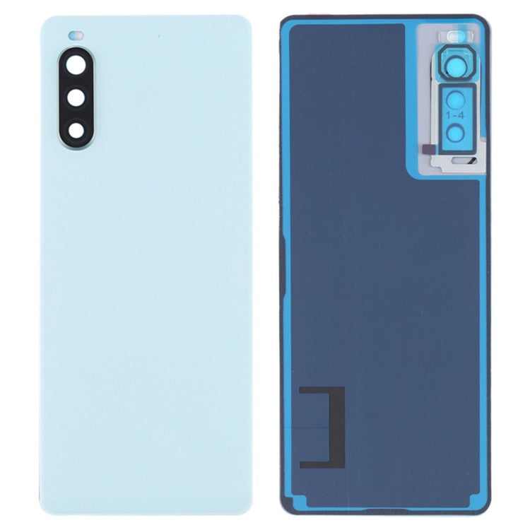 For Sony Xperia 10 II OEM Battery Housing Cover Repair Part + Camera Lens Cover - Green