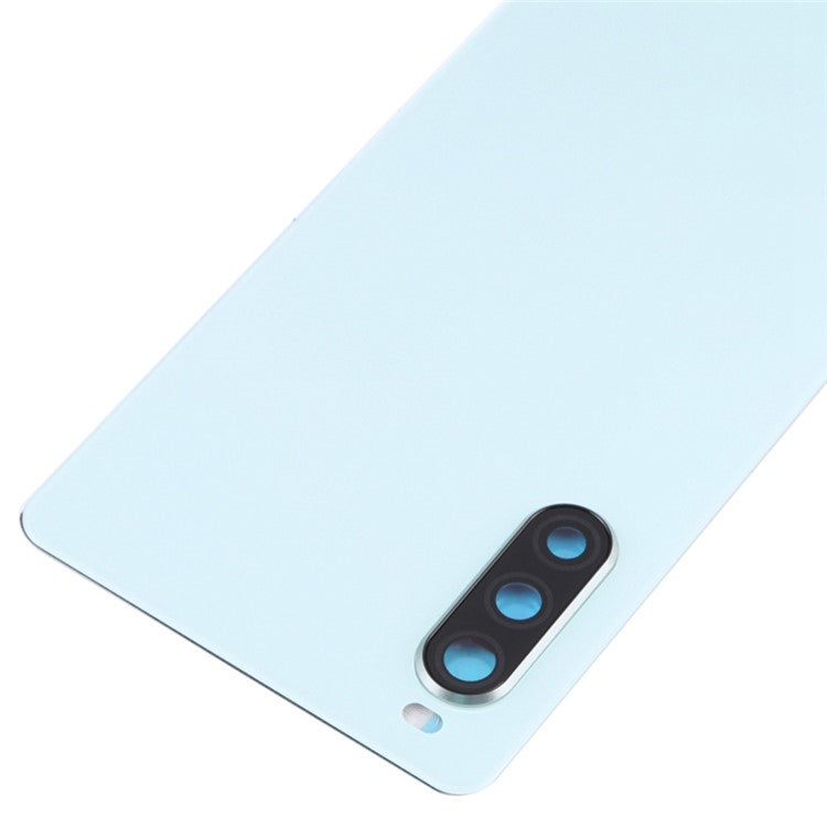 For Sony Xperia 10 II OEM Battery Housing Cover Repair Part + Camera Lens Cover - Green