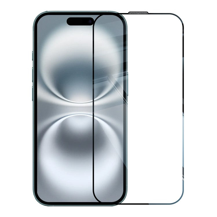RURIHAI For iPhone 16 Case Clear TPU Phone Cover with Easy Installation High Aluminium-Silicon Glass Film