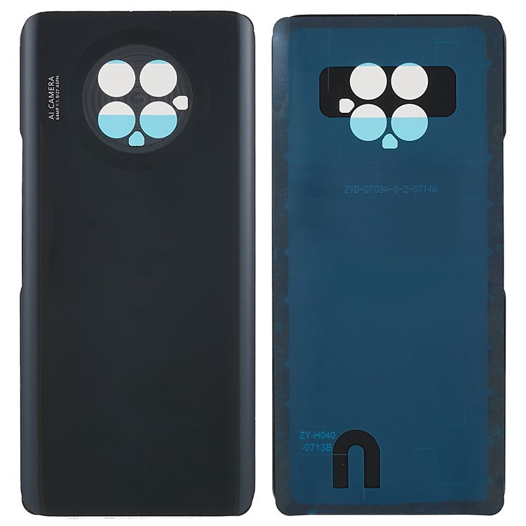 For Honor X20 5G Battery Housing Cover with Adhesive Sticker Replacement Parts - Black