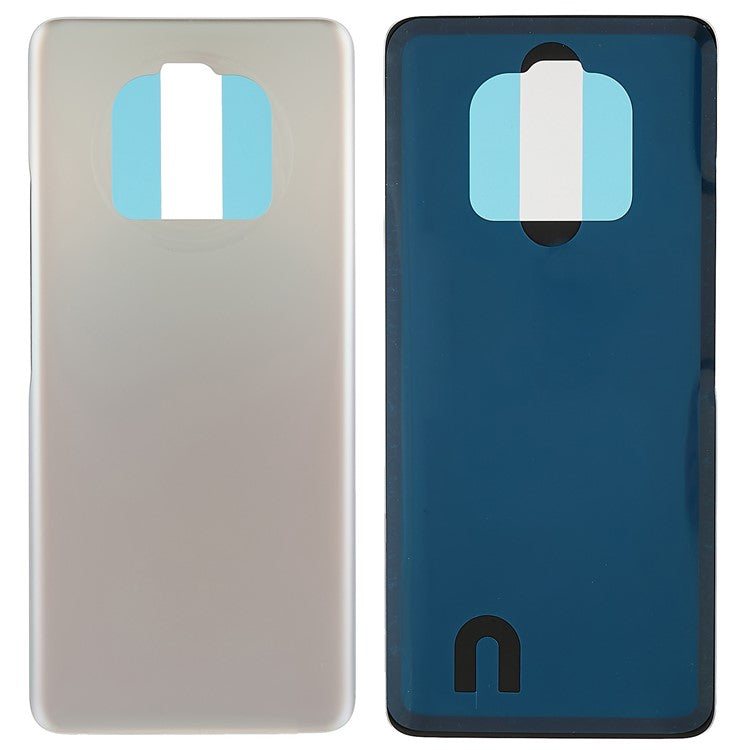 For Honor X30 5G Battery Housing Cover with Adhesive Sticker Replacement Parts - Silver