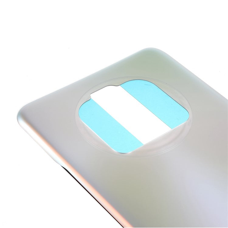 For Honor X30 5G Battery Housing Cover with Adhesive Sticker Replacement Parts - Silver