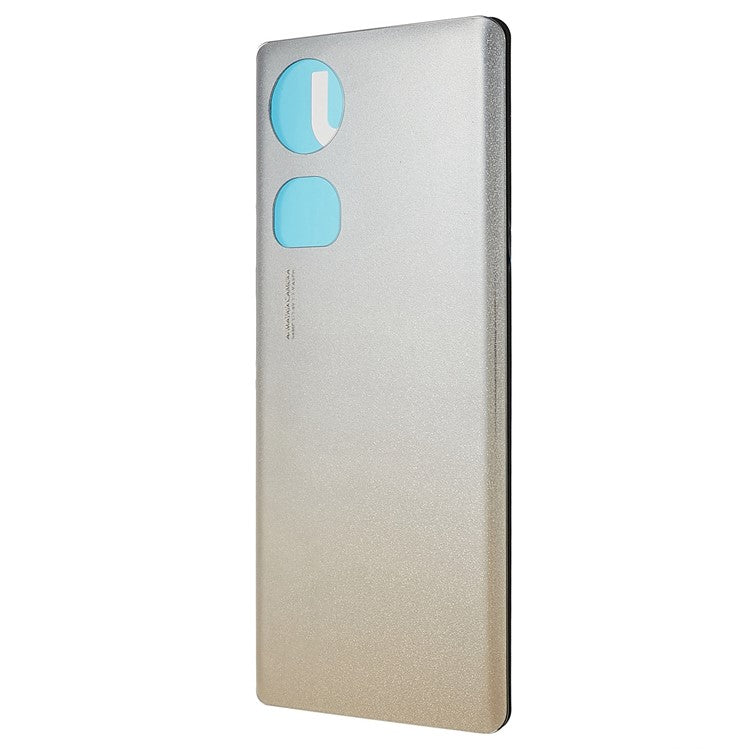 For Honor 70 5G Battery Housing Cover with Adhesive Sticker Replacement Parts - Crystal Silver