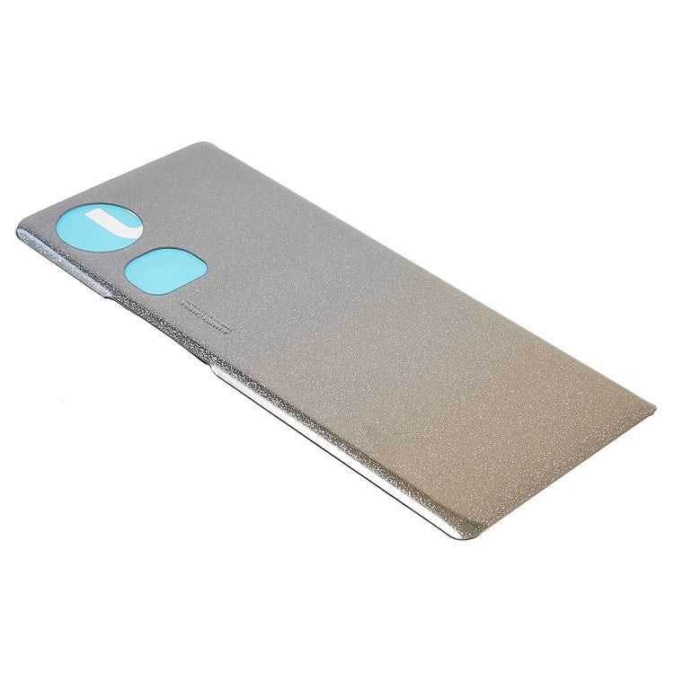 For Honor 70 5G Battery Housing Cover with Adhesive Sticker Replacement Parts - Crystal Silver