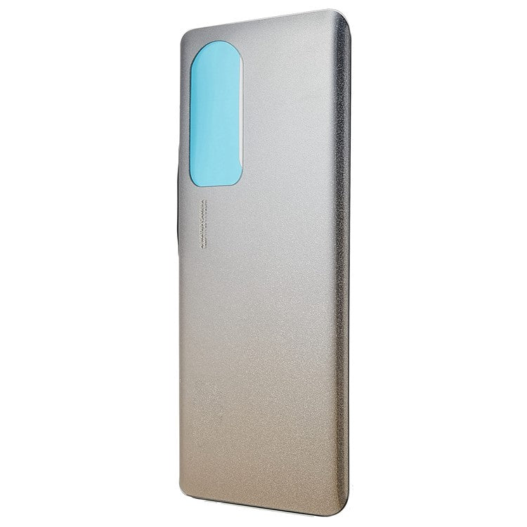 For Honor 70 Pro 5G Battery Housing Cover with Adhesive Sticker Replacement Parts - Crystal Silver