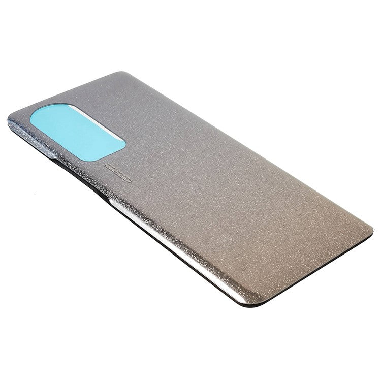 For Honor 70 Pro 5G Battery Housing Cover with Adhesive Sticker Replacement Parts - Crystal Silver