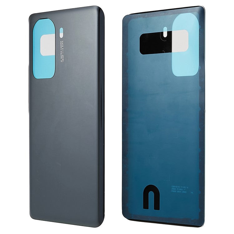 For Honor 60 Pro 5G Battery Housing Cover with Adhesive Sticker Replacement Parts - Black