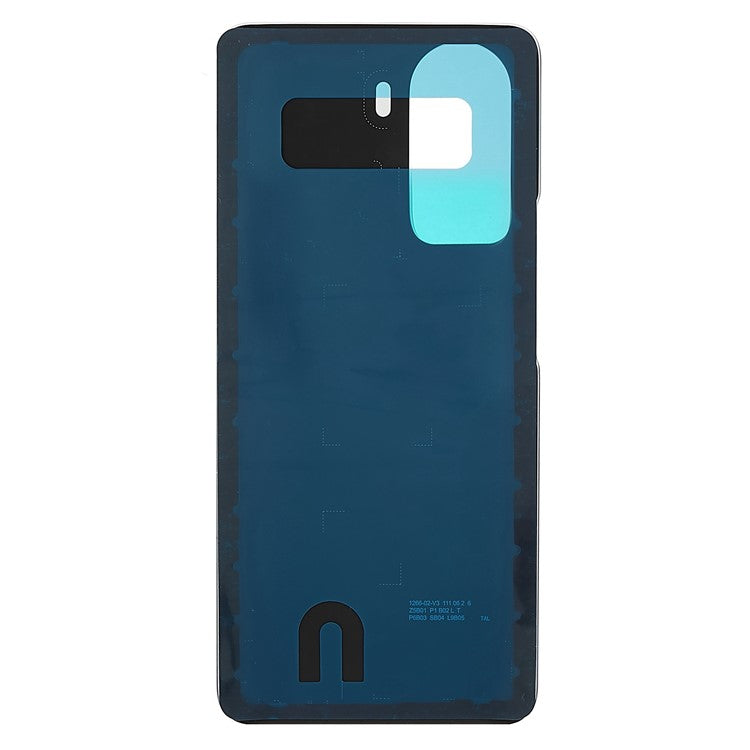 For Honor 60 Pro 5G Battery Housing Cover with Adhesive Sticker Replacement Parts - Black
