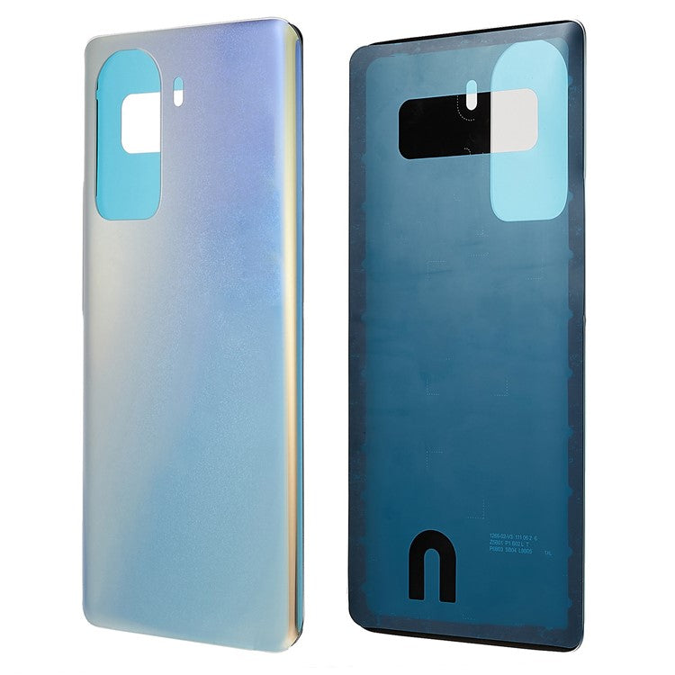 For Honor 60 Pro 5G Battery Housing Cover with Adhesive Sticker Replacement Parts - Blue