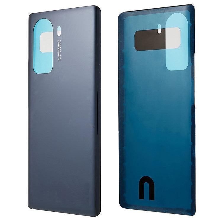 For Honor 60 5G Battery Housing Cover with Adhesive Sticker Replacement Parts - Black