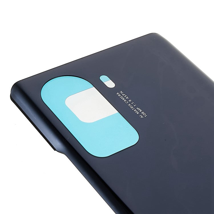 For Honor 60 5G Battery Housing Cover with Adhesive Sticker Replacement Parts - Black
