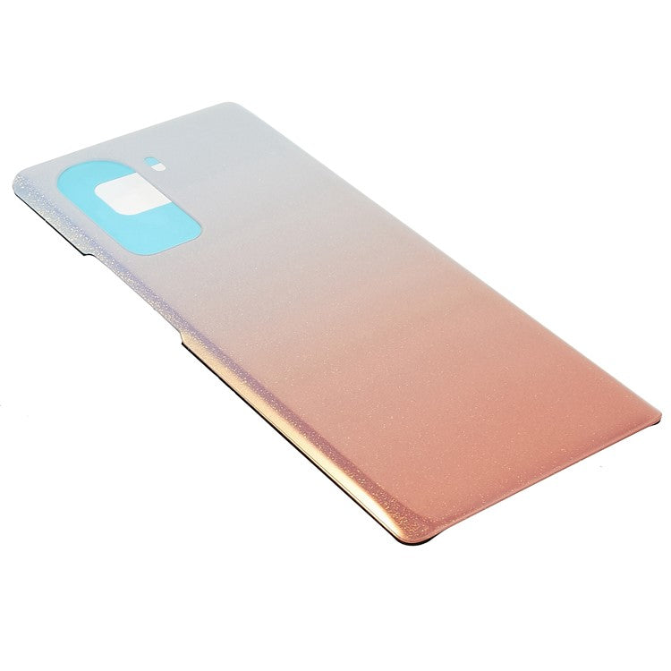 For Honor 60 5G Battery Housing Cover with Adhesive Sticker Replacement Parts - Pink