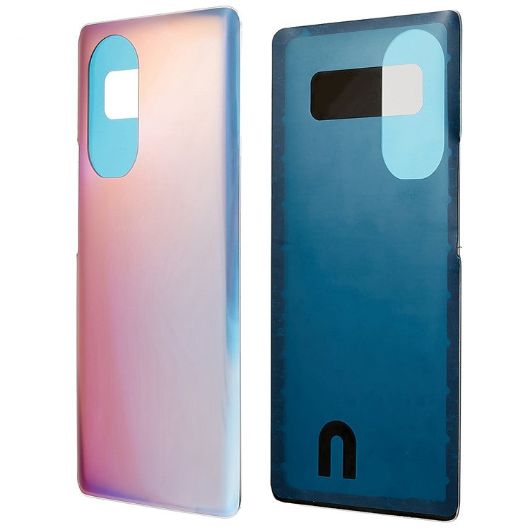 For Honor 50 Pro Battery Housing Cover with Adhesive Sticker Replacement Parts - Amber Red