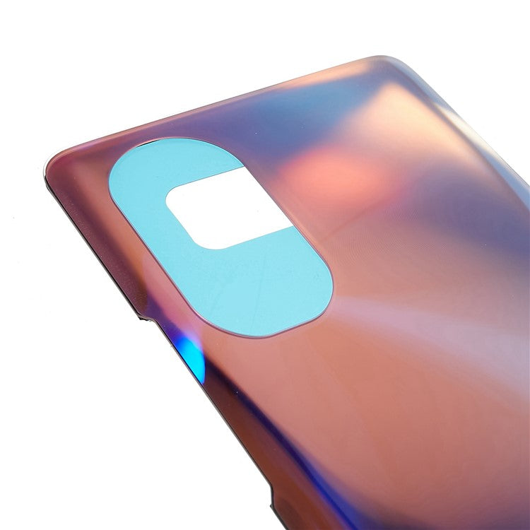 For Honor 50 Pro Battery Housing Cover with Adhesive Sticker Replacement Parts - Amber Red