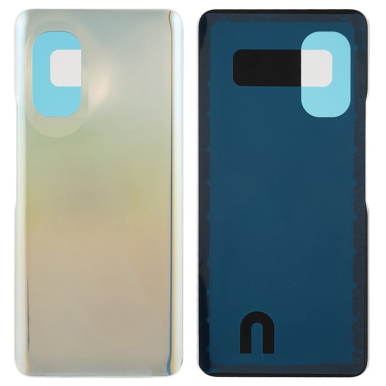 For Honor 50 SE Battery Housing Cover with Adhesive Sticker Replacement Parts - Silver