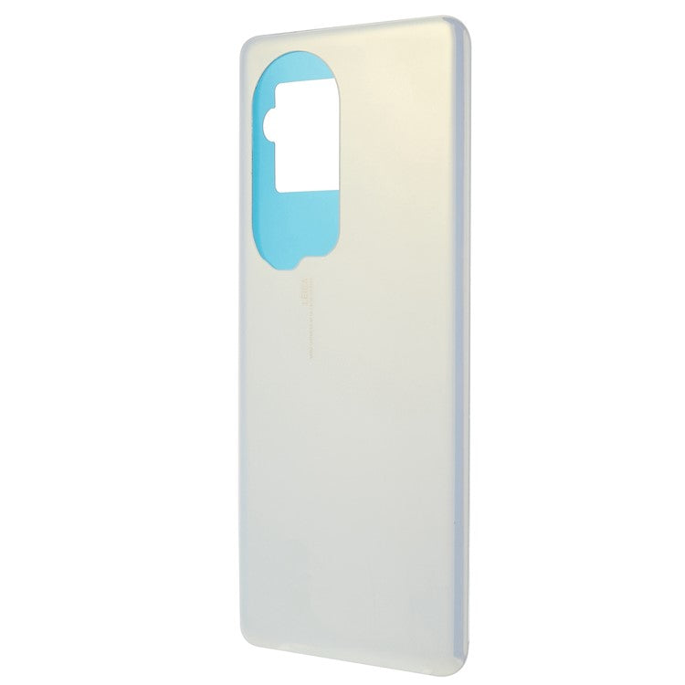 For Huawei P50 Pro 4G Battery Housing Cover with Adhesive Sticker Replacement Parts - Pearl White