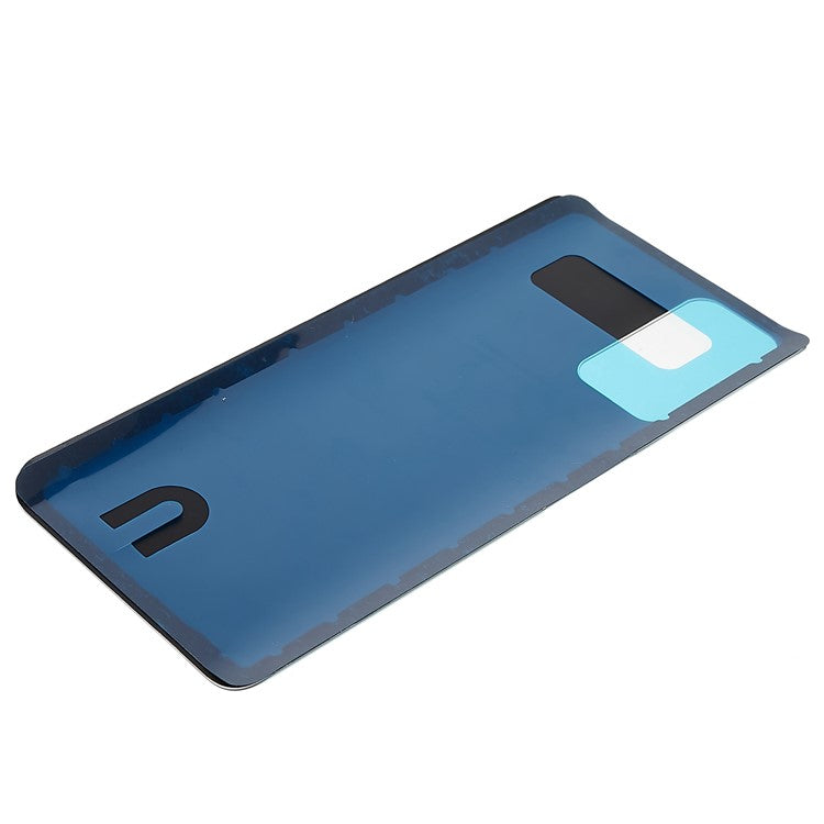 For Honor X10 5G Battery Housing Cover with Adhesive Sticker Replacement Parts - Silver