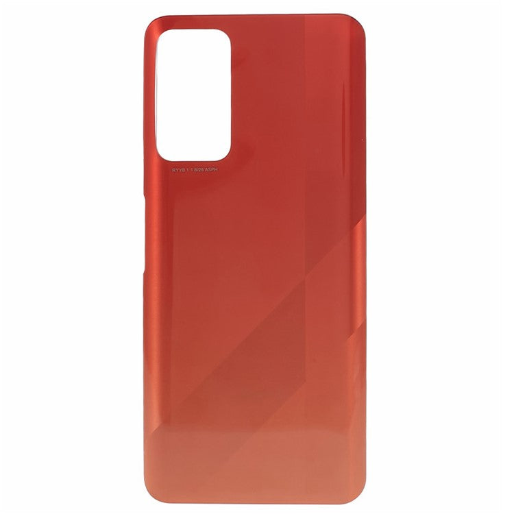 For Honor X10 5G Battery Housing Cover with Adhesive Sticker Replacement Parts - Orange