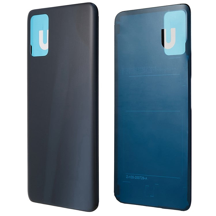 For Honor X10 Max 5G Battery Housing Cover with Adhesive Sticker Replacement Parts - Black