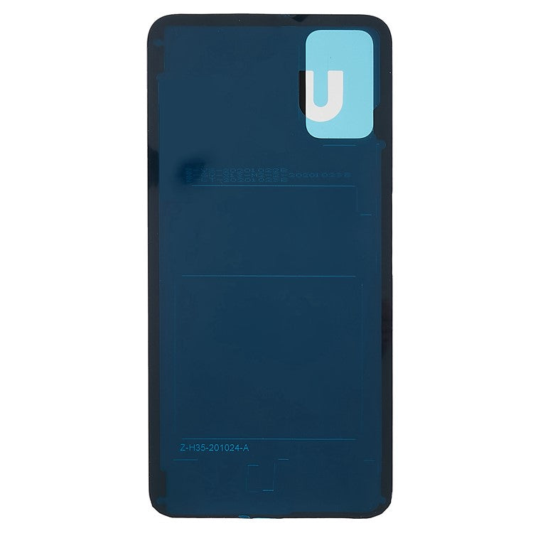 For Honor X10 Max 5G Battery Housing Cover with Adhesive Sticker Replacement Parts - Silver