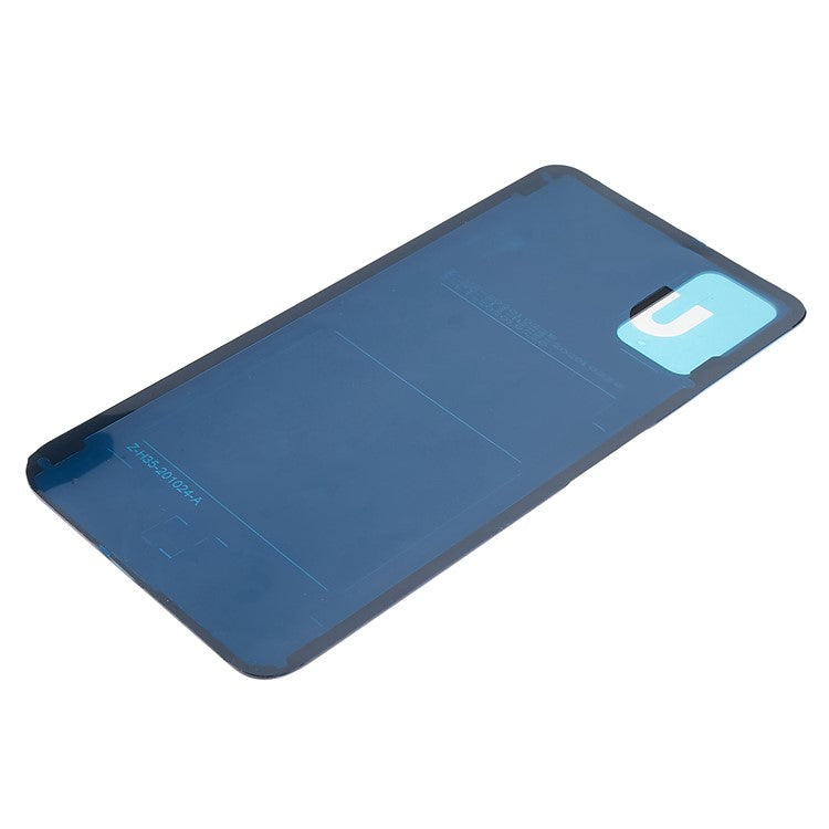 For Honor X10 Max 5G Battery Housing Cover with Adhesive Sticker Replacement Parts - Silver