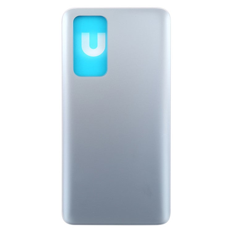 For Huawei P40 4G / P40 5G Back Battery Housing Cover Replacement (without Logo) - Silver