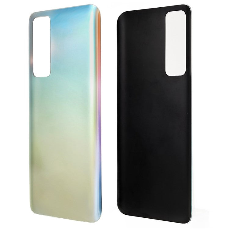 For Huawei nova 7 5G Back Battery Housing Cover Replacement Part - Silver