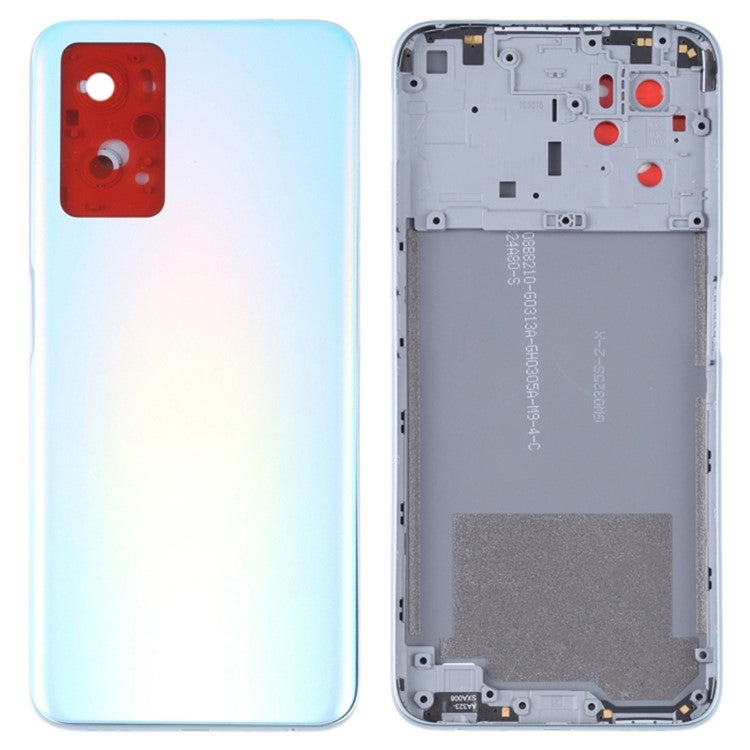 For Oppo A36 / A76 OEM Battery Housing Back Cover Replacement - Blue / White