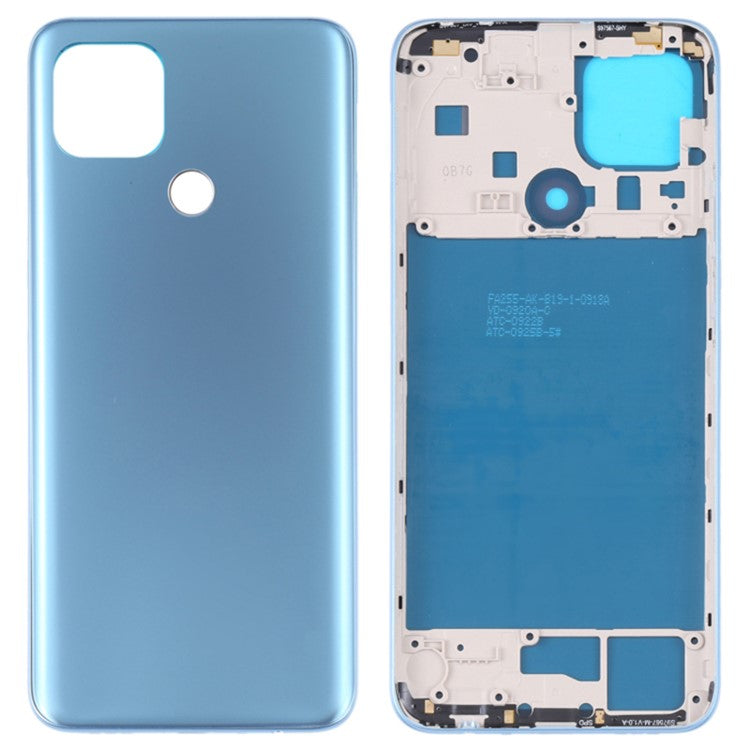 For OPPO A15 / A15s / A35 OEM Battery Housing Back Cover Replacement - Blue