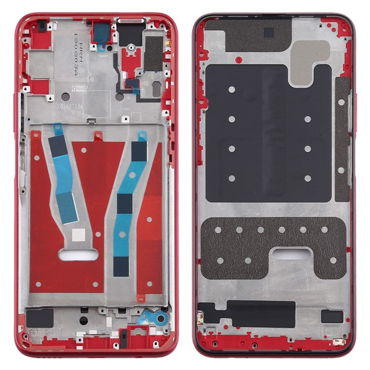 For Honor 9X HLK-AL00, HLK-TL00 OEM Middle Plate Frame Spare Part (without Logo) - Charm Red