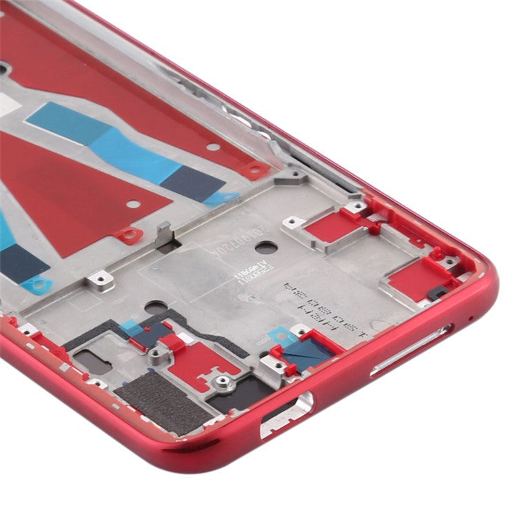 For Honor 9X HLK-AL00, HLK-TL00 OEM Middle Plate Frame Spare Part (without Logo) - Charm Red