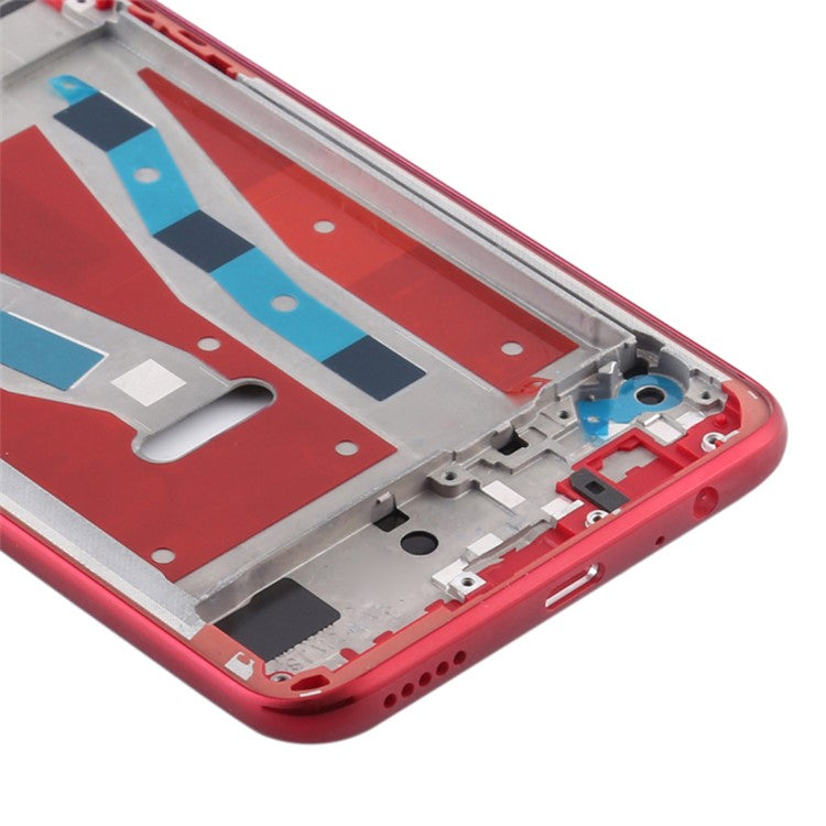 For Honor 9X HLK-AL00, HLK-TL00 OEM Middle Plate Frame Spare Part (without Logo) - Charm Red