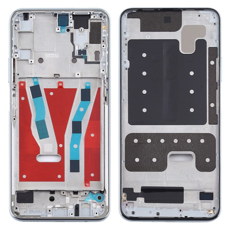 For Honor 9X HLK-AL00, HLK-TL00 OEM Middle Plate Frame Spare Part (without Logo) - Icelandic White