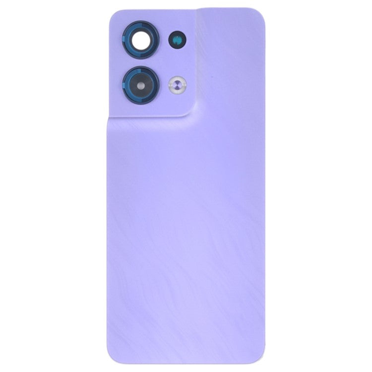 For Oppo Reno8 5G (Global Version) Battery Housing Back Cover Replacement Part - Purple