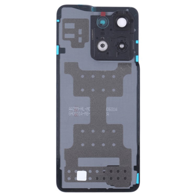For Oppo Reno8 5G (Global Version) Battery Housing Back Cover Replacement Part - Black