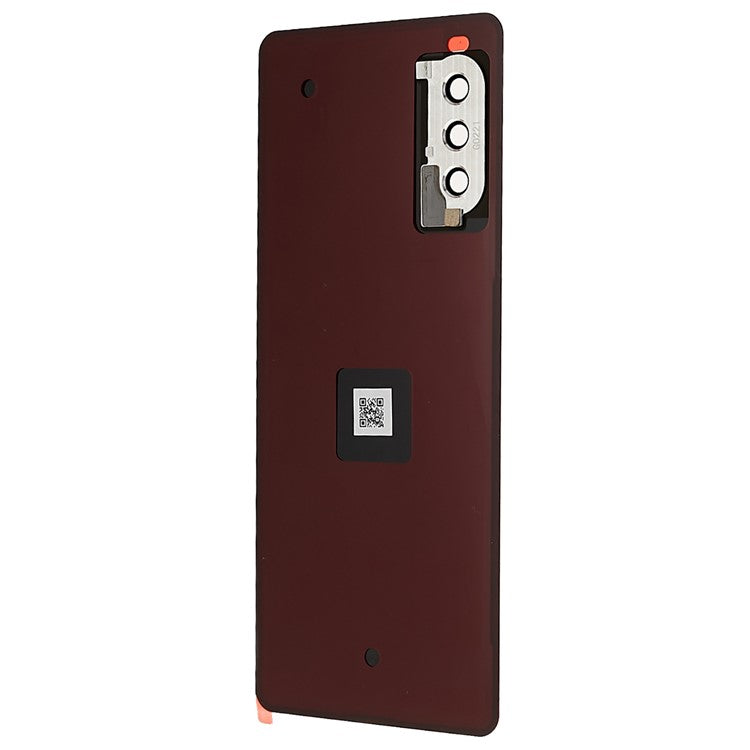 For Sony Xperia 10 III 5G OEM Battery Housing with Adhesive Sticker + Camera Lens Cover - Pink