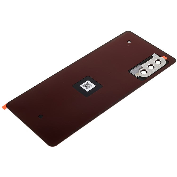 For Sony Xperia 10 III 5G OEM Battery Housing with Adhesive Sticker + Camera Lens Cover - Pink