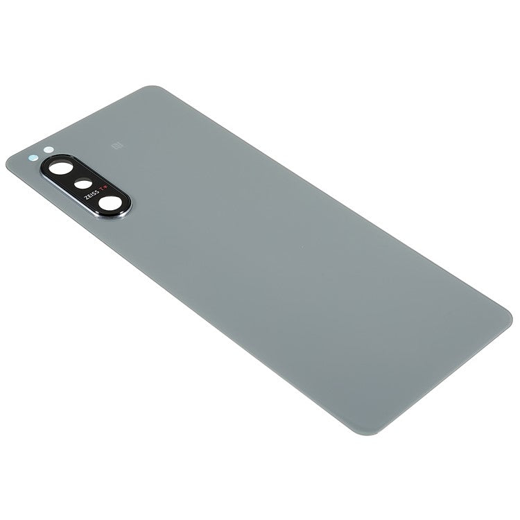 For Sony Xperia 5 II OEM Battery Housing with Adhesive Sticker + Camera Lens Cover - Grey