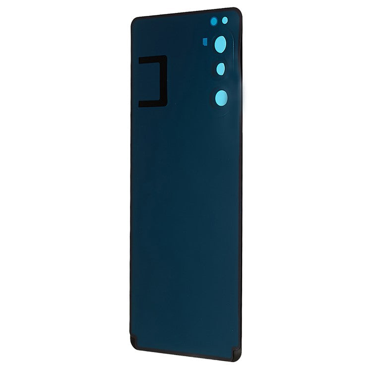 For Sony Xperia 5 II OEM Battery Housing with Adhesive Sticker + Camera Lens Cover - Blue