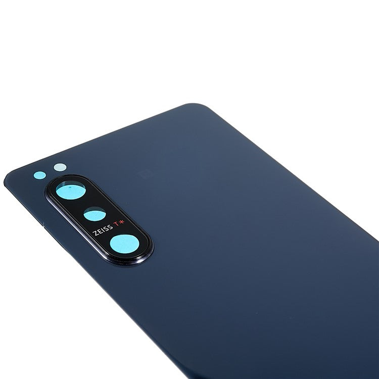 For Sony Xperia 5 II OEM Battery Housing with Adhesive Sticker + Camera Lens Cover - Blue