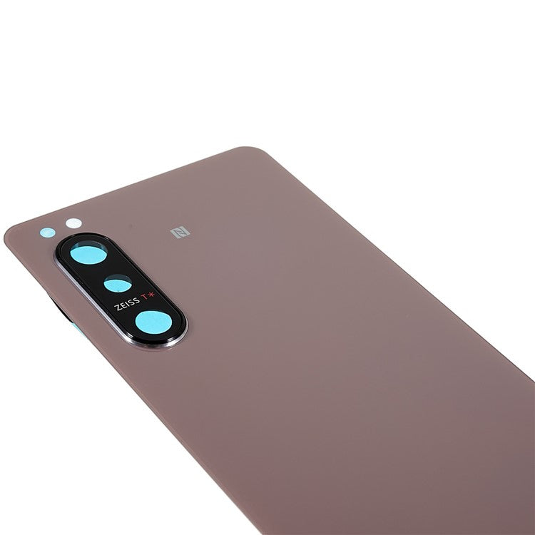 For Sony Xperia 5 II OEM Battery Housing with Adhesive Sticker + Camera Lens Cover - Pink