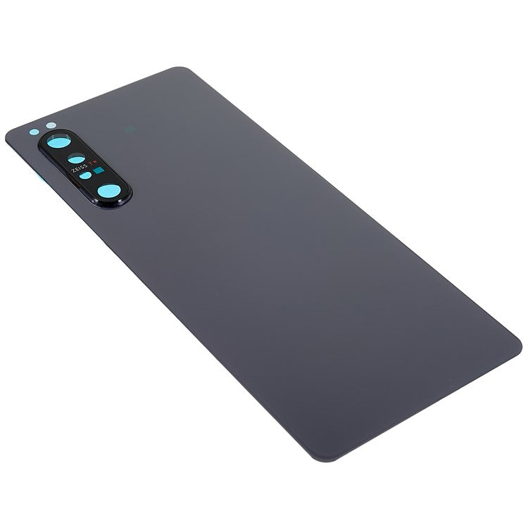 For Sony Xperia 1 II OEM Battery Housing with Adhesive Sticker + Camera Lens Cover - Purple