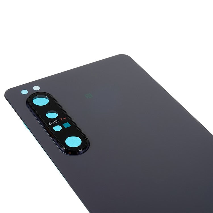 For Sony Xperia 1 II OEM Battery Housing with Adhesive Sticker + Camera Lens Cover - Purple