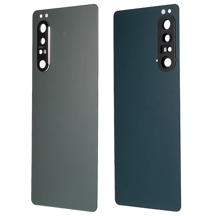 For Sony Xperia 1 II OEM Battery Housing with Adhesive Sticker + Camera Lens Cover - Green