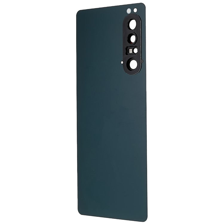 For Sony Xperia 1 II OEM Battery Housing with Adhesive Sticker + Camera Lens Cover - Green